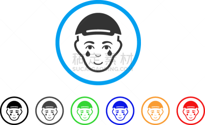 男人,圆形,似人脸,计算机图标,男孩,人,图像,哭,震惊,安慰
