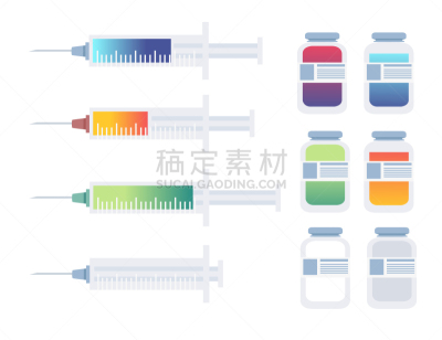 酸,注射器,健康保健,绘画插图,矢量,容器,平坦的,白色背景,注射,美容