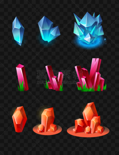 水晶,舞台,分离着色,红色,一个物体,传单,图像,矢量,写实,显现