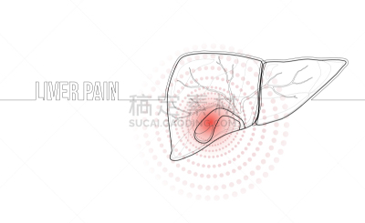 肝脏,连续线图,概念,胆囊,健康保健,线条,背景分离,药,癌症