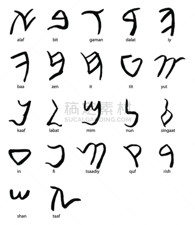 字母,分离着色,动物手,黑色,白色背景,神符,家谱,背景分离,复古风格,古董