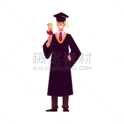 衣服,传统,毕业礼服,学生,分离着色,男孩,人,男人,庆祝