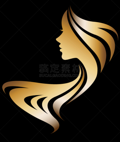 女人,黑色背景,计算机图标,华丽的,自然美,头发,品牌名称,发型,阴影,剪影