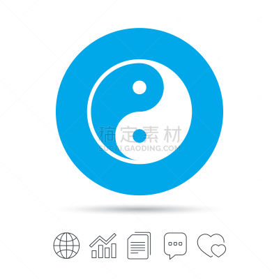 阴阳符,平衡,标志,图标,亚洲,创造力,几何形状,概念