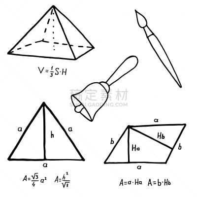 设备用品,乱画,符号,几何形状,建筑业,数码图形,几何学,教育,布置,画画