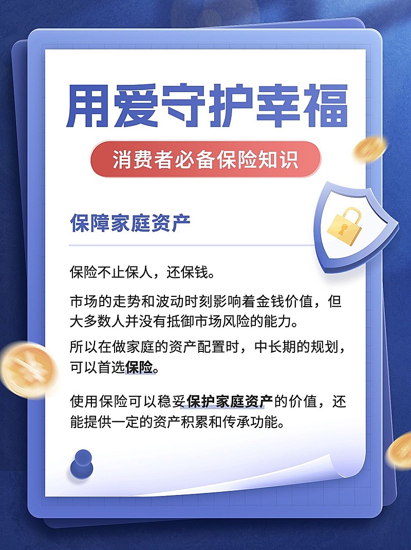 金融保险理念宣传知识科普小红书配图