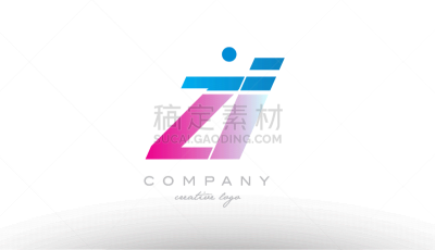 粉色,字母,色彩鲜艳,英文字母I,蓝色,多样,英文字母Z,白色,创造力,商务