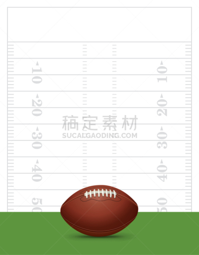 橄榄球运动员,绘画插图,绿色,平衡折角灯,田地,背景,端区,定界线,运动,垂直画幅