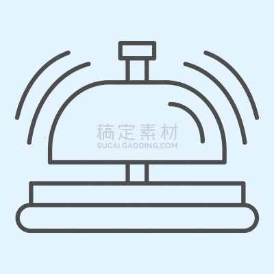 酒店,检查表,酒店服务台,线图标,铃,细的,有空房,汽车旅馆,品牌名称,蜘蛛网