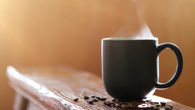 一杯热咖啡