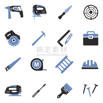 木工,绘画插图,双色,扁平化设计,矢量,计算机图标,一个物体,木制,锤子,白色