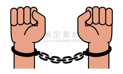 手铐,分离着色,男人,锁链,套装,叉腰