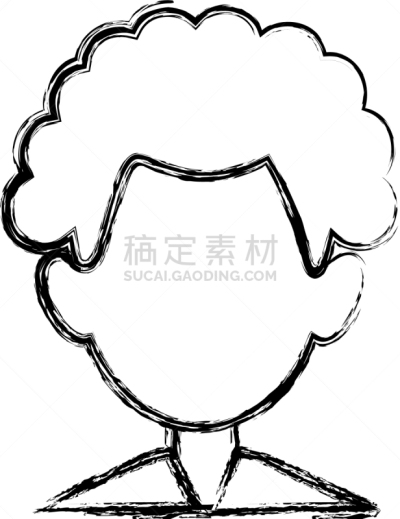 男人,头像,空白的,白色,商务,人,概念,肖像,图像,违约