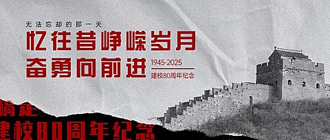铭记校史周年回顾公众号首图