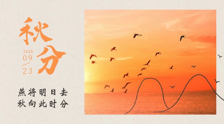 通用秋分节气祝福文艺实景banner预览效果