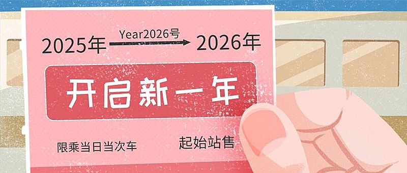 元旦新年跨年插画公众号首图