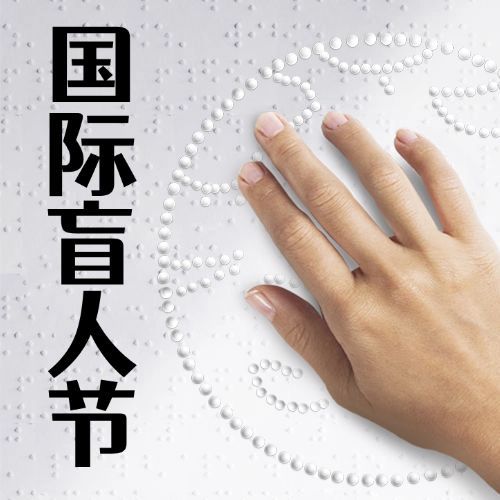 国际盲人节简约公众号次图预览效果
