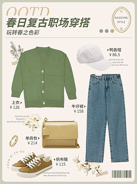 服饰箱包女装攻略指南小红书封面