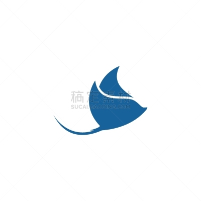 魟鱼,品牌名称,清新,海洋生命,食品,野生动物,动物,背景,吉祥物,绘画插图