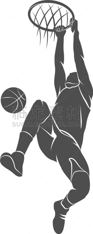 球,篮球运动员,篮子,专业人员,运动,阴影,动作,行动,剪影