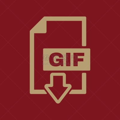 GIF动图,图标,文件,平坦的,分离着色,数据,计算机,概念