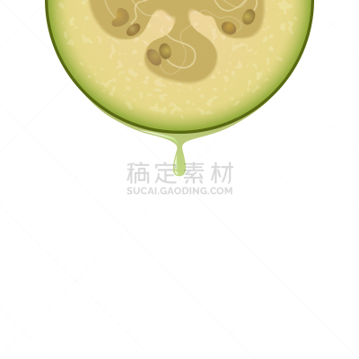 果汁,圆形,切片食物,水滴,一半的,多色的,绿色,分离着色,白色背景,写实