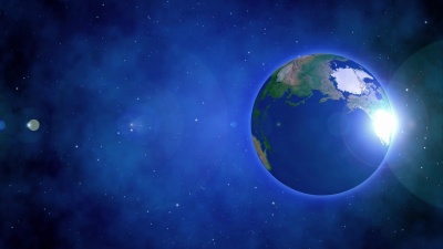 地球和光