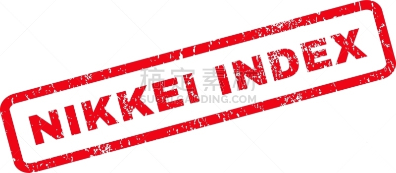 东京证券交易所指数,橡皮章,英戴克斯,红色,文字,图像,肮脏的,矢量,水印,复古