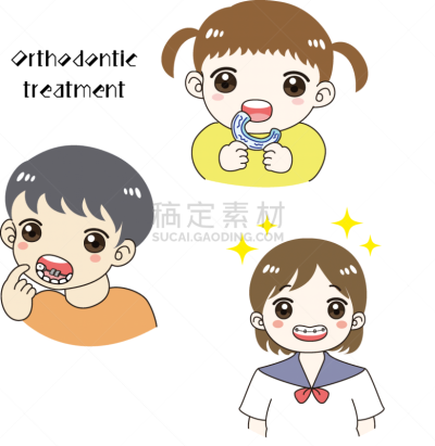 儿童,绘画插图,用具,衣服,口腔卫生,健康保健,儿童牙科,医学检测,家庭,牙医