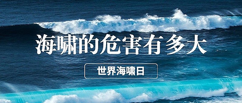 世界海啸日自然灾害知识科普实景公众号首图
