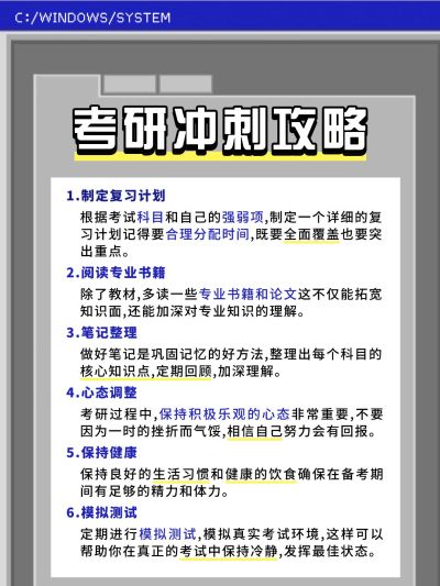 教育考研科普攻略小红书内页