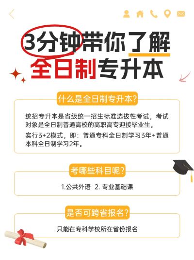教育专升本攻略指南备忘录划重点小红书配图