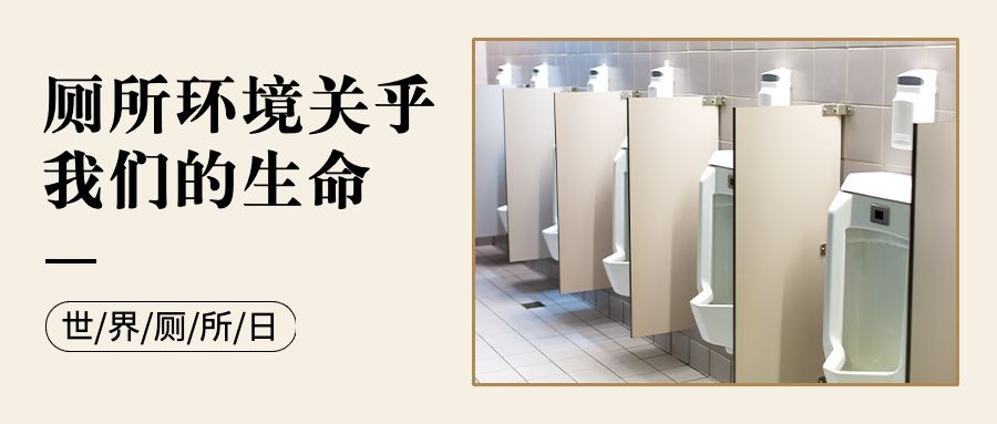 世界厕所日文明如厕公共卫生宣传实景公众号首图预览效果