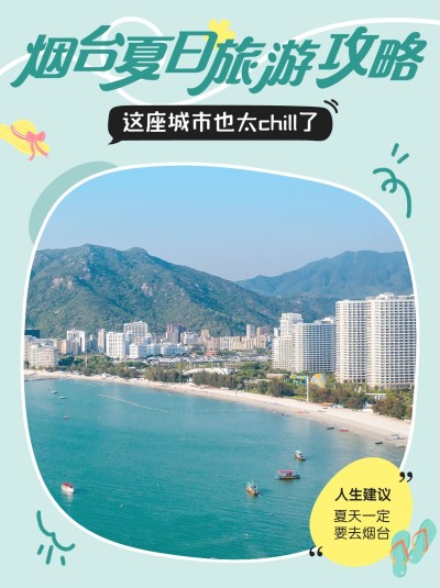 旅游攻略指南实景图框小红书配图