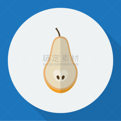 梨,水果,平坦的,黄色,有机食品,自然,清新,食品,维生素,图像