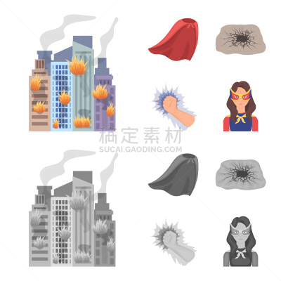 红色,斗篷,蜘蛛网,平坦的,计算机图标,分离着色,幻想,环绕立体声,收集