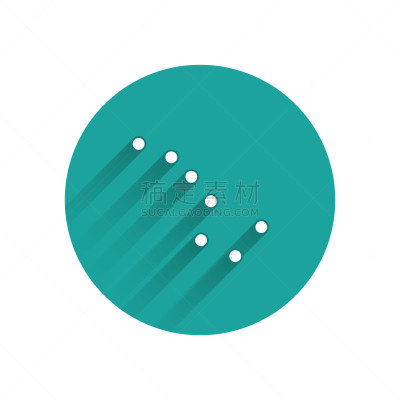 绘画插图,矢量,星座,按键区,大熊座,白色,分离着色,圆形,图标,长阴影