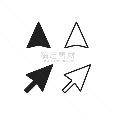 矢量,式样,箭头符号,图标集,光标,线条,建筑工地,蜘蛛网,背景分离,技术