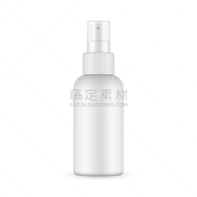 透明,正面视角,分离着色,鸭舌帽,喷雾瓶,白色背景,护发素,健康保健,空的,瓶盖