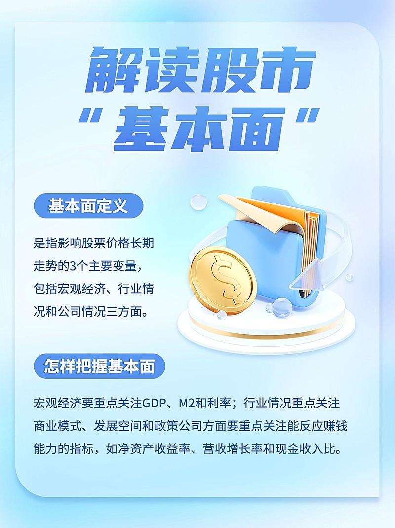 金融证券股市股票行业资讯知识科普小红书配图