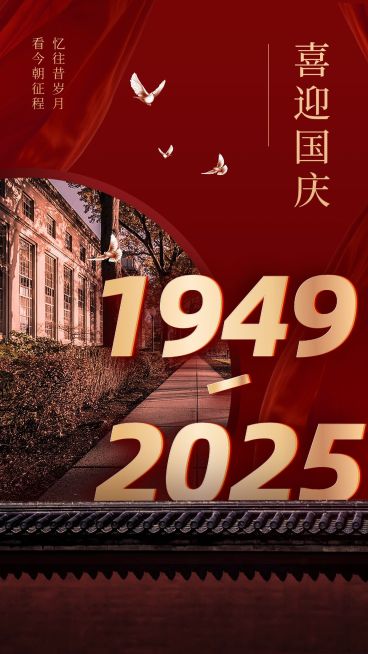 国庆节节日祝福手机海报预览效果