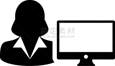 计算机,人,女性,计算机图标,商务,外包,工程师,技术,女人,全科医师