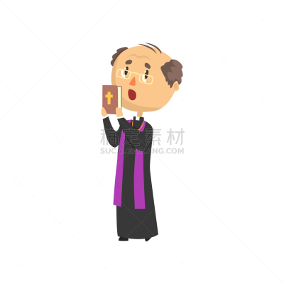 书,人,性格,神父,白色,男人,父亲
