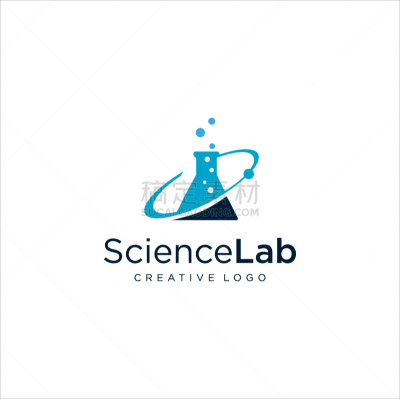 lab science atom logo icon design atom lab logo