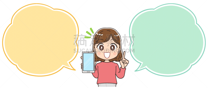 对话气泡框,女人,青年女人,红色,服装店,可爱的,社会化网络,仅日本人,思想气泡框,30岁到34岁