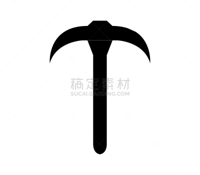 鹤嘴斧,图标,白色背景,分离着色,白色,矿工,斧,工业,鹤嘴锄,钢铁
