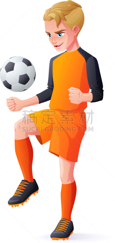 男孩,儿童,进行中,足球运动员,足球,分离着色,可爱的,男性美,踢,教育
