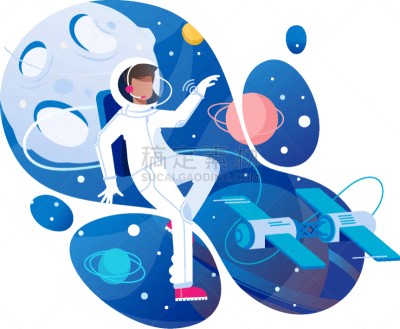 太空服,俄罗斯宇航员,太空,青年男人,平坦的,空间探索,技术,联系,站,剪影