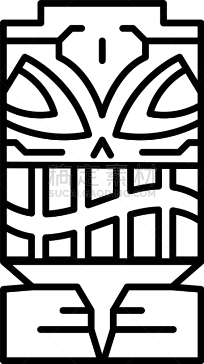 轮廓,动物头,高雅,计算机图标,偶像,传统,面具,古董