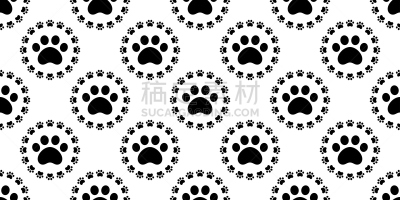 脚印,式样,背景,绘画插图,矢量,爪子,狗,法国斗牛犬,卡通,乱画